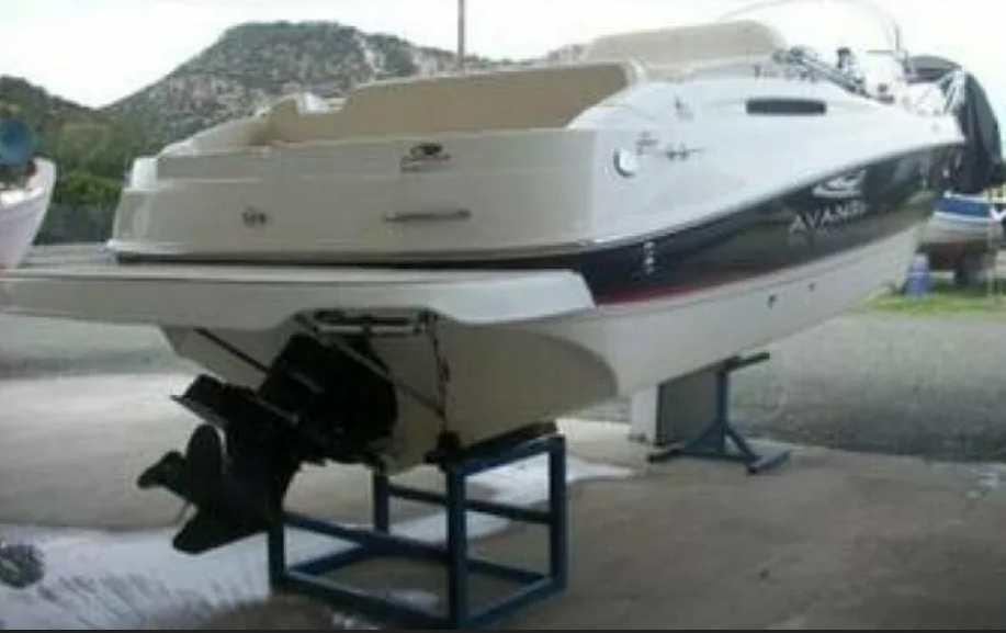 Speed Boat in the dry dock