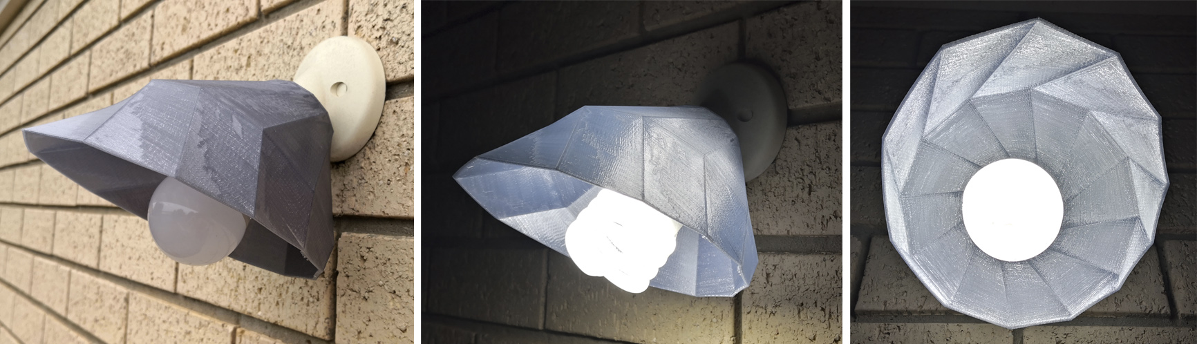 Outdoor lamp shade